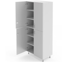 Двухсекционный шкаф для химических реактивов НВ-800 ШР (800×460×1820)