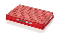 Планшеты для ПЦР, 96-лун., MicroAmp EnduraPlate, оптически прозрачные красные, со штрих-кодом, с юбкой, 50 шт./уп., Thermo FS