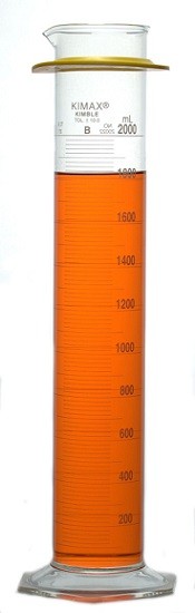 Цилиндр мерный Kimble 2000 мл, класс B, TC, стекло