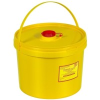 Контейнер одноразовый для сбора острого инструментария класса Б МК-01 &quot;МедКом&quot;, объем 12,0 л.