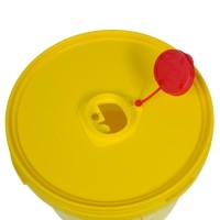 Контейнер одноразовый для сбора острого инструментария класса Б МК-01 &quot;МедКом&quot;, объем 12,0 л.