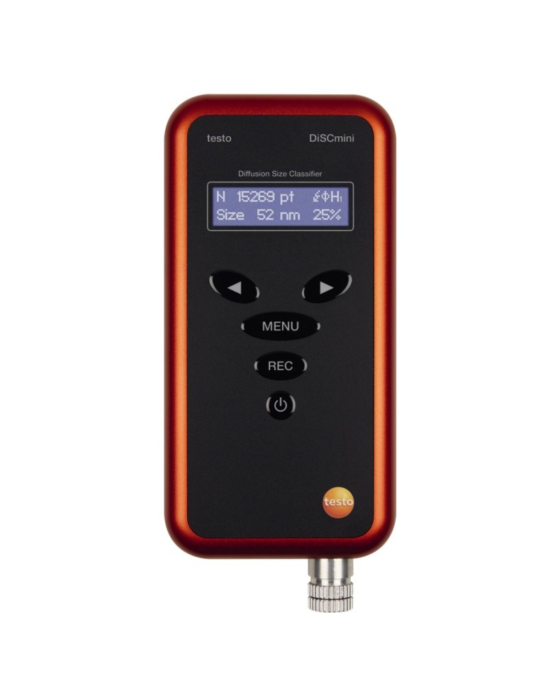 testo DiSCmini - Портативный прибор для измерения концентрации наночастиц в воздухе