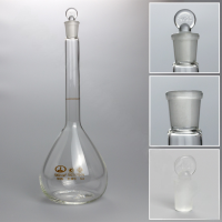 Колба 2-1000-1 мерная, с пришлифованной пробкой 19/26, ГОСТ 1770-74