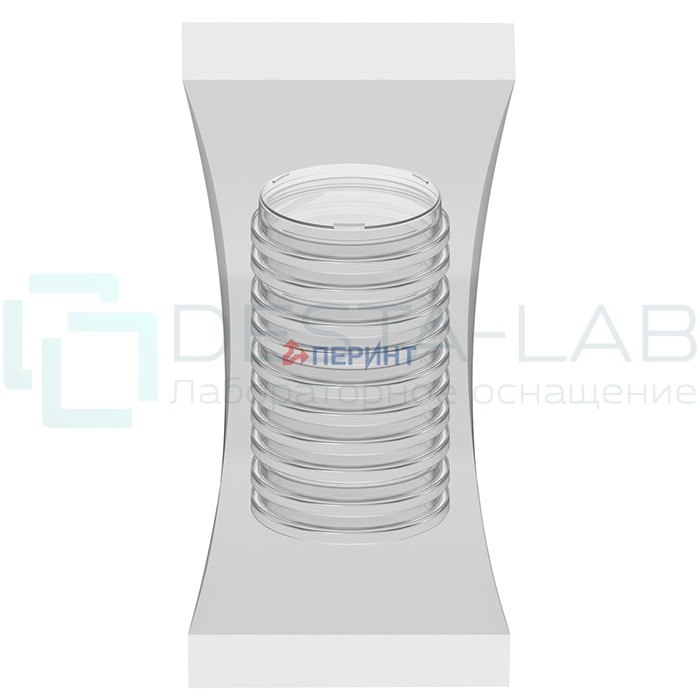 Чашка Петри одноразовая контактная невентилируемая (чашка Родека) ЧБН1-НВ-14×55-К ПС ГУ СТЕРИЛЬНО, уп.10 шт, Перинт