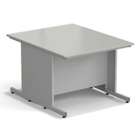 Стол островной ЭКРОС 1200х1500х900 мм, раб. поверхность - ЛАМИНАТ СЕРЫЙ