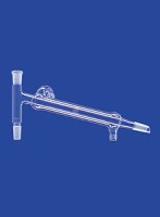 Насадка Lenz дистилляционная, с холодильником Либиха, два керна NS29/32, длина 400 мм, с отводами GL14