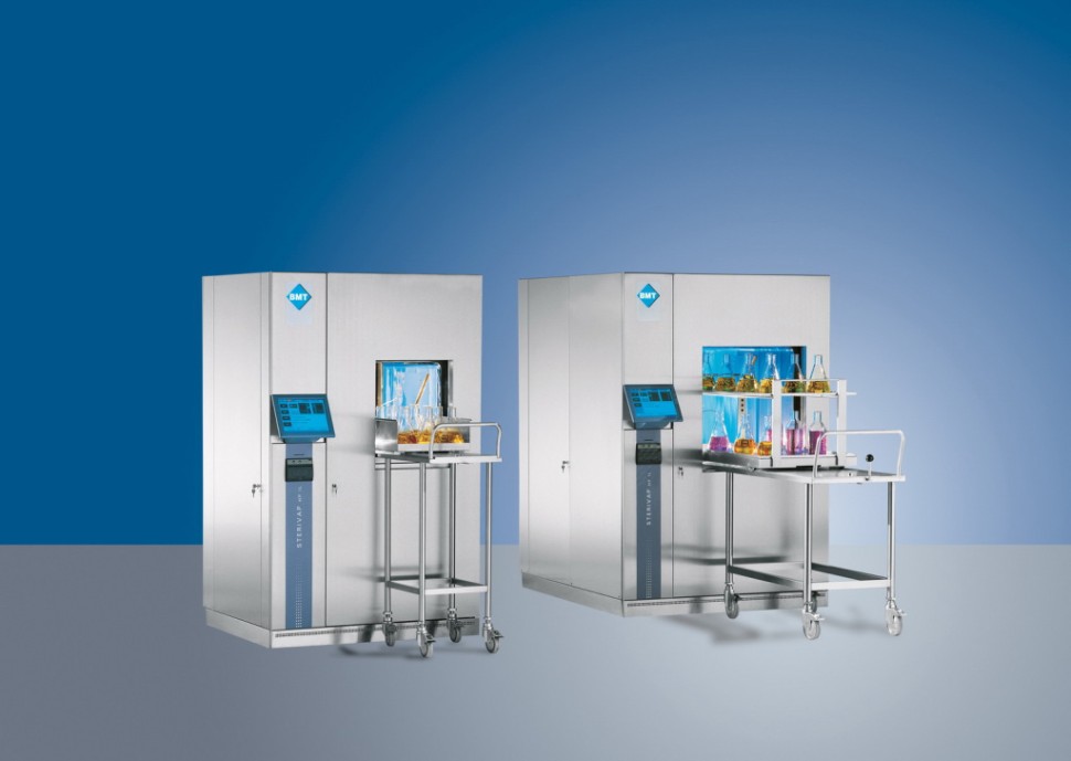 Автоклав горизонтальный, 1260 л, автоматический, температура 105-134 °C, Sterivap HP 9618-2, BMT