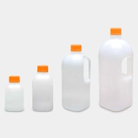 Бутыль ISOLAB 1000 мл, для жидкостей, GL45, с винтовой крышкой, PE