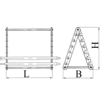 Подставка для пипеток (горизонтальная) ГФ 6.150.150