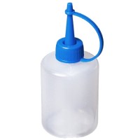 Банка-капельница 40 мл с крышкой-капельницей (цвет крышки - СИНИЙ)