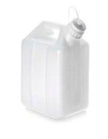 Канистра 20 л, ПЭ, с крышкой под углом, белая, 1 шт/уп, Thermo FS