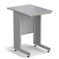 Стол пристенный ЭКРОС 600х800х900 мм, раб. поверхность - МОНОЛИТНЫЙ КЕРАМОГРАНИТ с ПВХ кромкой