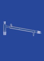 Насадка Lenz дистилляционная, с холодильником Либиха, два керна NS29/32, длина 400 мм, со стеклянными оливами