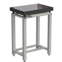 Стол для весов малый 630x450x900 мм, с выдвижной полкой, цвет каркаса - серый, гранит