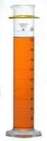 Цилиндр мерный Kimble 2000 мл, класс B, TD, синяя шкала, стекло
