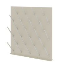 Навесной сушильный стеллаж для посуды ЛАБ-400 ССт