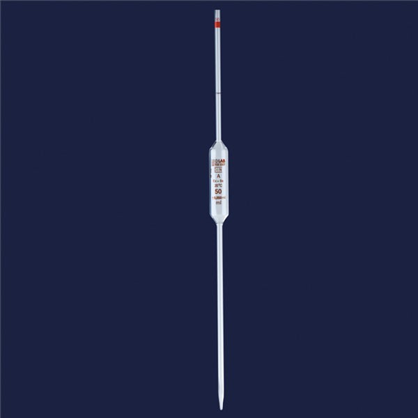 Пипетка Мора ISOLAB 2 мл, с одной меткой, класс A, стекло