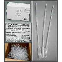 Пипетка для дозирования биологич.жидкостей (Пастера) 1,5 мл, 230 мм, п/эт, н/стер., уп.400 шт., Aptaca