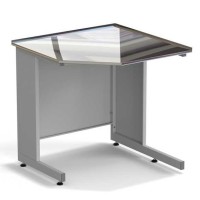 Стол угловой ЭКРОС 900х900х900 мм, раб. поверхность - НЕРЖАВЕЮЩАЯ СТАЛЬ