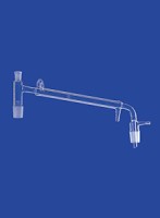 Насадка Lenz дистилляционная, с холодильником Либиха, с вакуумным адаптером, два керна NS14/23, длина 250 мм, с оливами