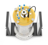 Биореактор для фотосинтезирующих микроорганизмов, круглый сосуд, общий объем 10 л, Algaemaster 10 control, IKA