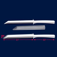 Шпатель ISOLAB с крышкой, стерильный, белый, PS