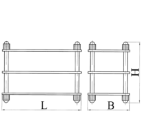 Подставка для пробирок 24 гнезда ГФ 6.150.141-01