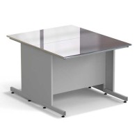 Стол островной ЭКРОС 1200х1500х900 мм, раб. поверхность - НЕРЖАВЕЮЩАЯ СТАЛЬ