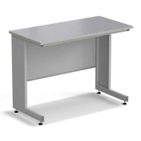 Стол пристенный ЭКРОС 1200х600х900 мм, раб. поверхность - МОНОЛИТНЫЙ КЕРАМОГРАНИТ с ПВХ кромкой