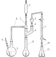 Прибор для определения азота в органических соединениях, эскиз 1-140