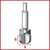 Перемешивающий элемент Bohlender микропропеллер, длина 120 мм, 8 х 8 мм, PTFE