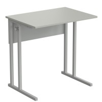 Стол ученический упрощенный 700х500х700, раб. поверхность - ЛАМИНАТ СЕРЫЙ