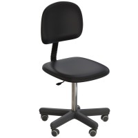 Стул офисный на роликах (высота 410-540 мм) (кож.зам.)