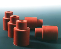 Пробка, натуральный каучук, красный, подворачивающаяся, Deutsch &amp; Neumann