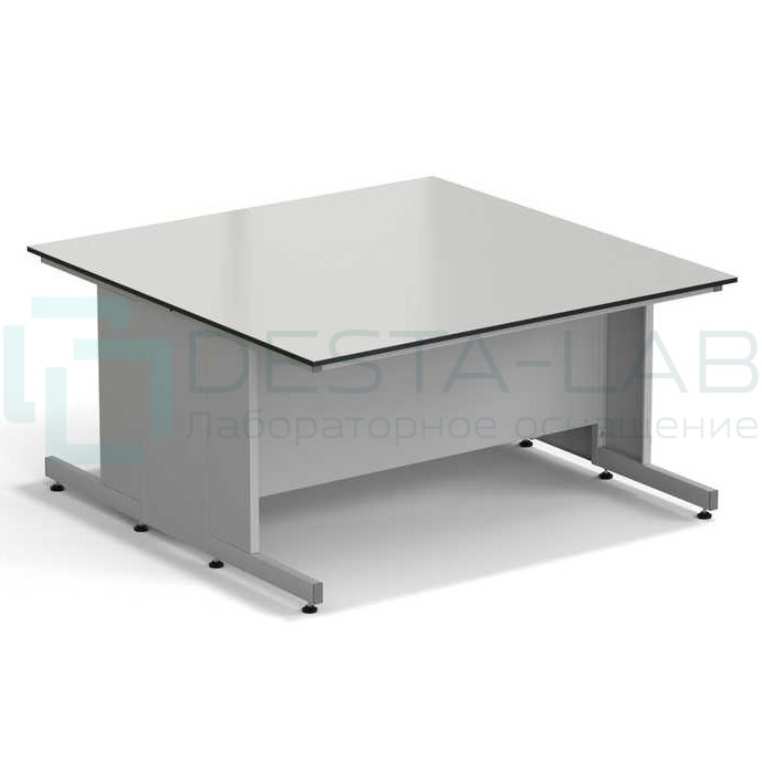 Стол островной ЭКРОС 1500х1500х750 мм, раб. поверхность - LABGRADE