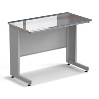 Стол пристенный ЭКРОС 1200х600х900 мм, раб. поверхность - НЕРЖАВЕЮЩАЯ СТАЛЬ