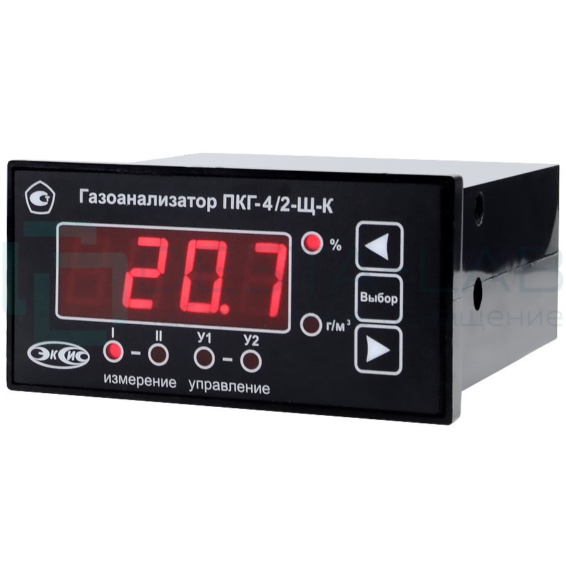 Газоанализатор кислорода ПКГ-4 /2-Щ-К-2Р-USB (220В)
