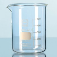 Стакан DURAN Group 50 мл, низкий, с градуировкой, с носиком, стекло