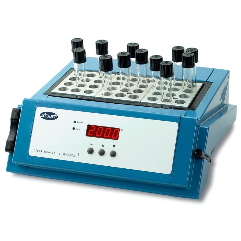 Блочный нагреватель Stuart SBH200D/3, 3 блока, цифровое управление, 200°C