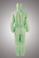 Комбинезон для чистых помещений, с капюшоном, застежка молния по ногам, ЛТО