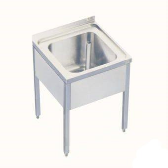 Стол-мойка, нержавеющая сталь, 500х600х660 мм, 1 шт., Bochem