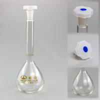 Колба 2а-200-1 мерная, с пробкой, ГОСТ 1770-74