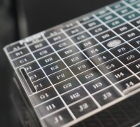 Штатив для хранения криопробирок 2 мл, 81 место, с крышкой, синий, Nest, Китай