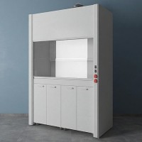 Шкаф вытяжной металлический ЛК-1500 ШВ-МЕТ (Lab HPL)