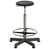 Табурет лабораторный на опорах (высота 620-760 мм) (полиуретан)