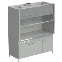 Шкаф вытяжной без подвода воды 1800х900х2145 мм, раб. поверхность - КЕРАМИКА