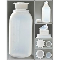 Бутылка градуированная 250 мл, с узким горлом, с крышкой, п/эт, Кartell