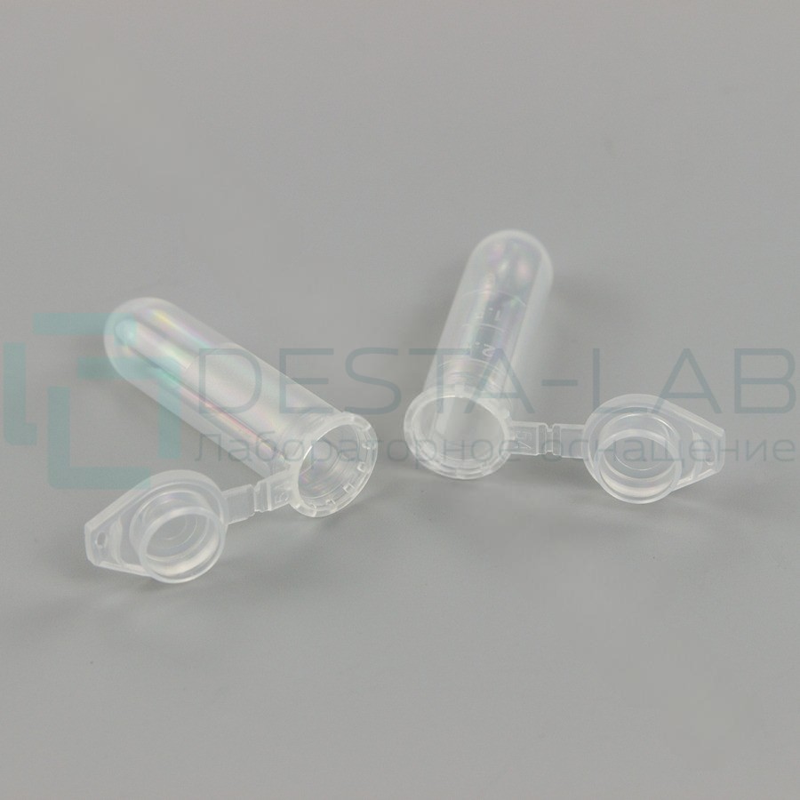 Микропробирка 2 мл, с дел., п/п, уп.1000 шт, Aptaca