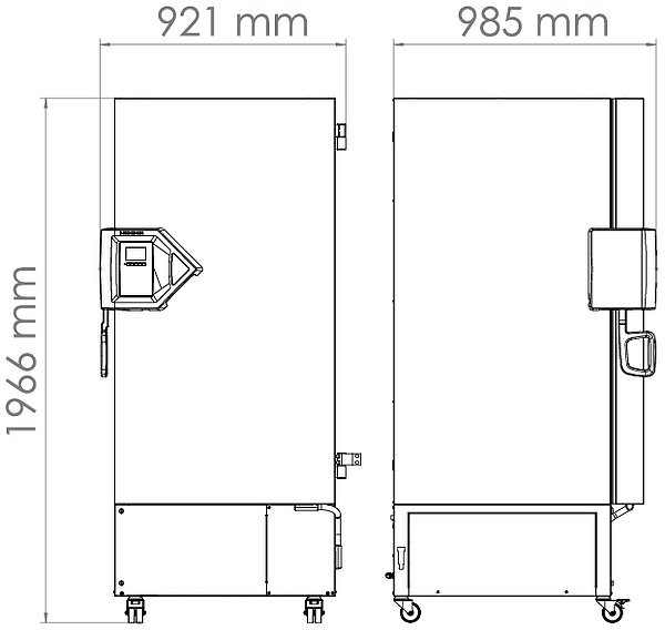Морозильная камера Binder UF V 500, объём 477 литров