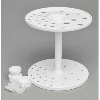 Штатив для пипеток вертикальный на 18 маленьких и 10 больших пипеток (без основания), п/п, Kartell